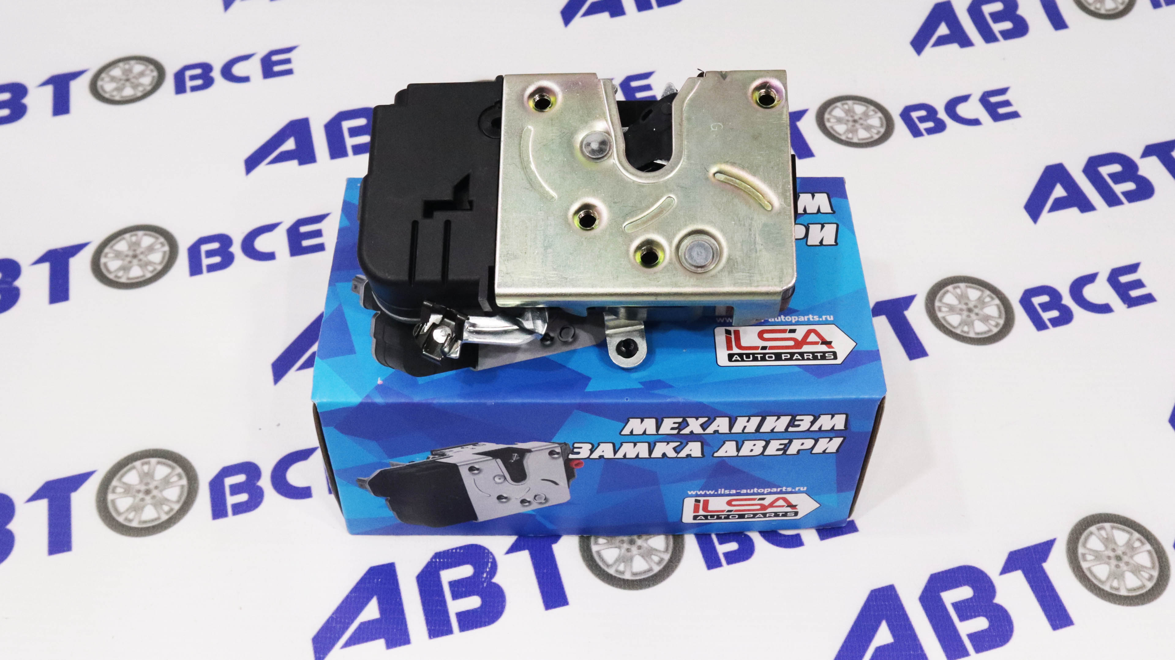 Механизм замка передний левый (в сборе) ВАЗ-1118-2190 (5 контактов) ILSA